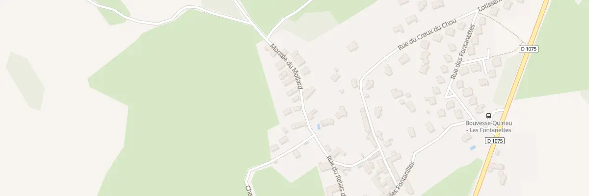 Plan du 77 Mte du Mollard à Bouvesse-Quirieu