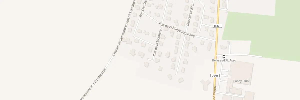Plan du 10 Rue de la Blossière à Belleray