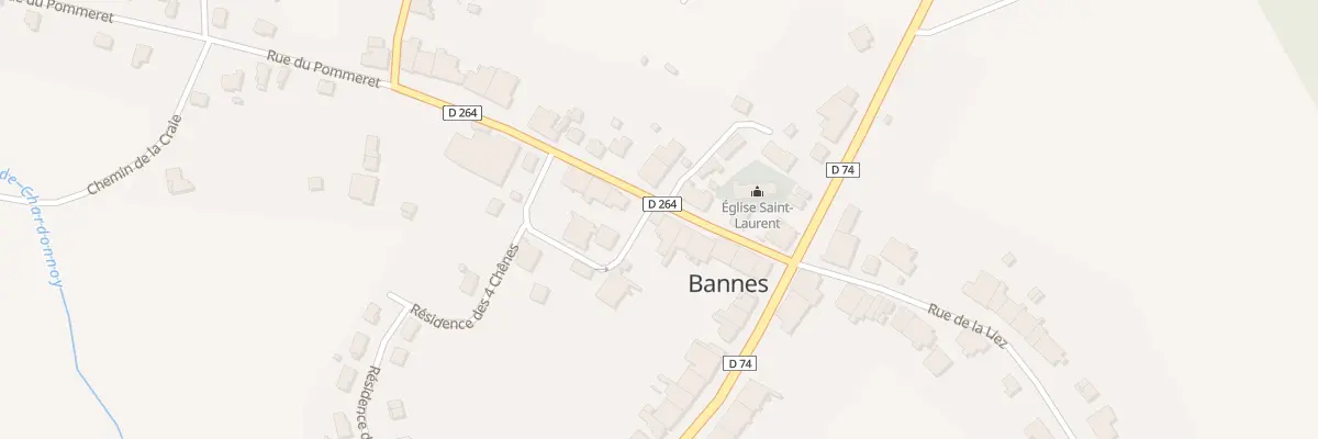 Plan du 11 Rue de l’Ecole à Bannes