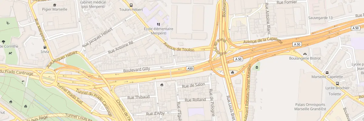 Plan du 63 Bd Gilly à Marseille 10e Arrondissement