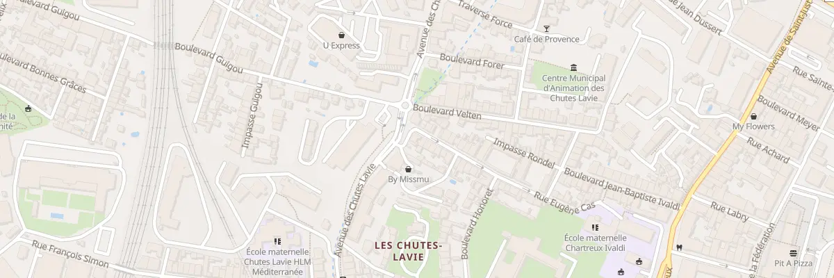 Plan du 85 Rue eugene cas à Marseille 4e Arrondissement