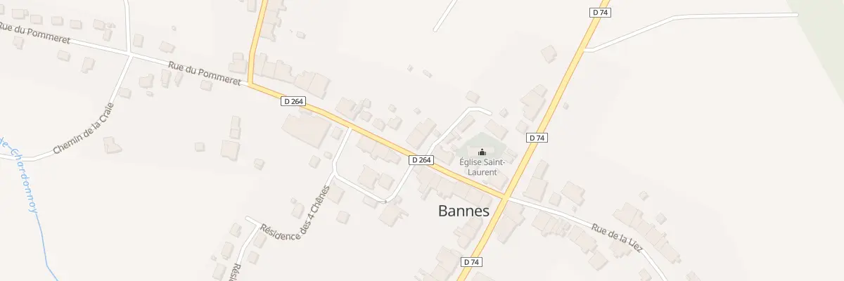 Plan du 12 Rue de l’Ecole à Bannes