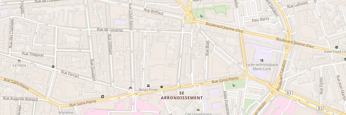Plan du 15 Bd Docteur David Olmer à Marseille 5e Arrondissement