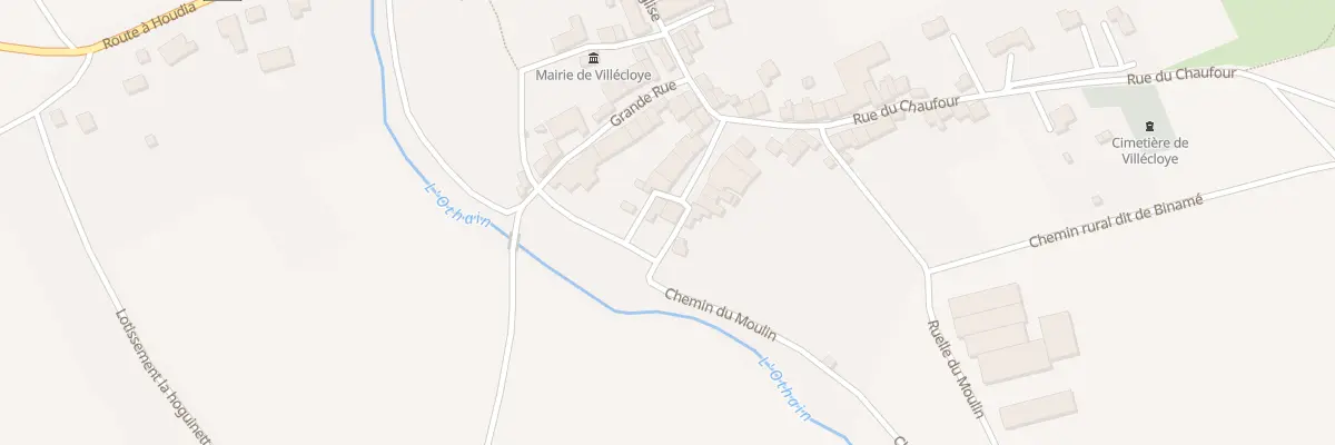 Plan du 12 Rue du Claude à Villécloye