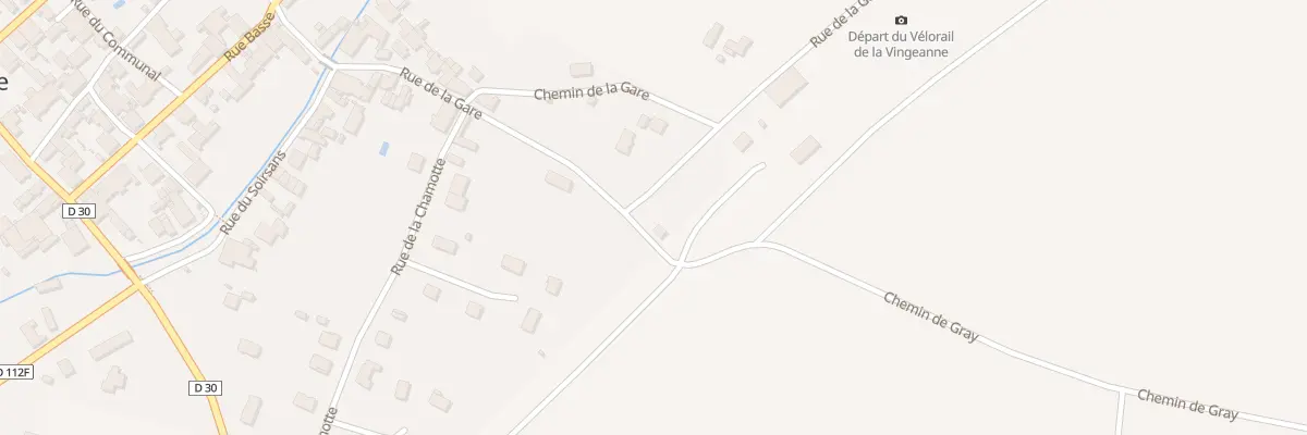 Plan du 9031 Rue de la Gare à Champagne-sur-Vingeanne
