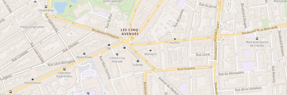 Plan du 10 Bd Blancarde à Marseille 4e Arrondissement