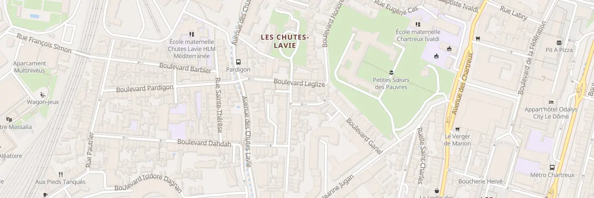 Plan du 36 Bd Aime Boissy à Marseille 4e Arrondissement
