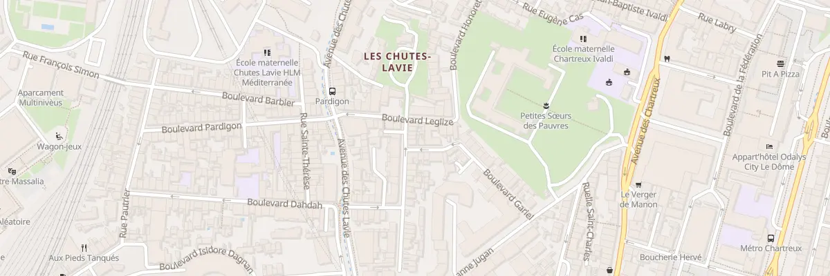 Plan du 38 Bd Aime Boissy à Marseille 4e Arrondissement