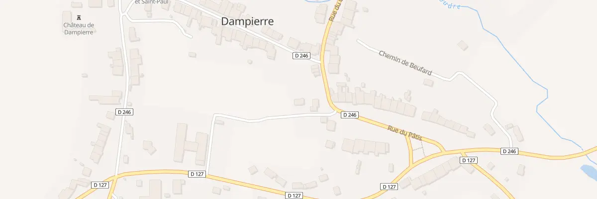 Plan du 4 Che des Ormes à Dampierre