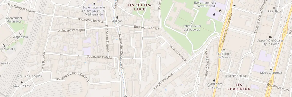 Plan du 28 Bd Aime Boissy à Marseille 4e Arrondissement