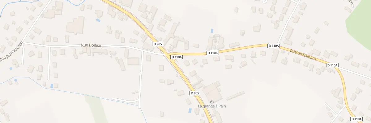 Plan du 1 Rue de Rainans à Auxonne