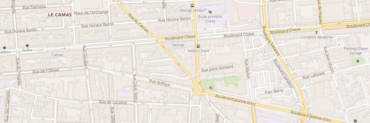 Plan du 133 Rue du camas à Marseille 5e Arrondissement