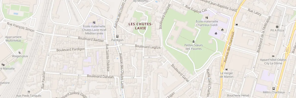 Plan du 46 Bd Aime Boissy à Marseille 4e Arrondissement