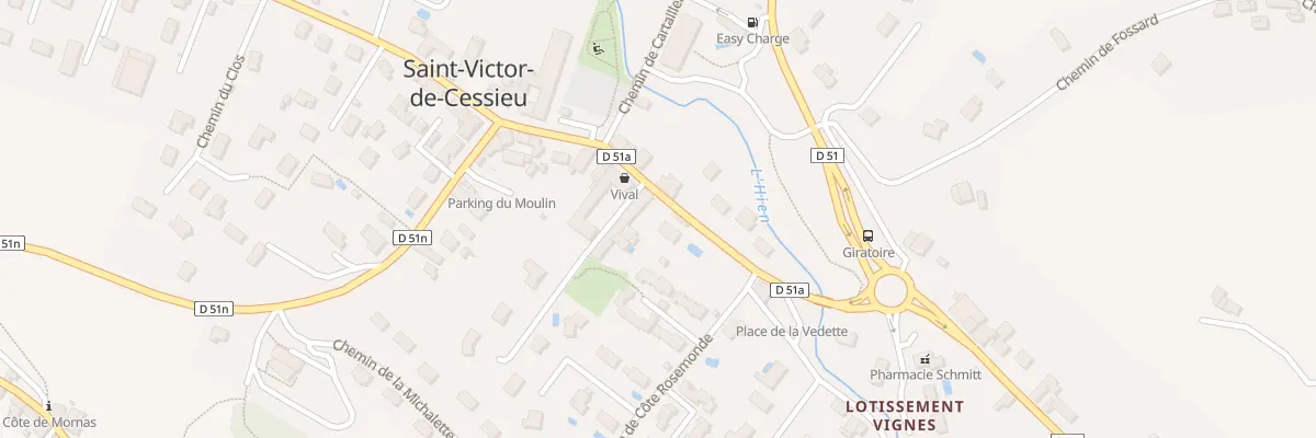 Plan du 134 Rte de Vaux à Saint-Victor-de-Cessieu