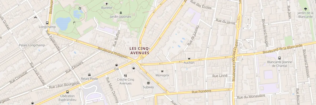 Plan du 12 Av des Chartreux à Marseille 4e Arrondissement
