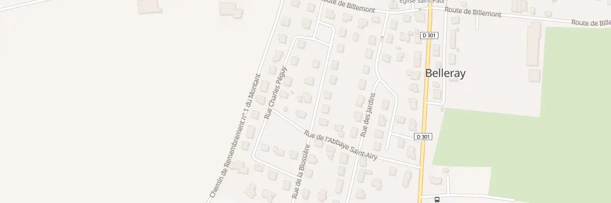 Plan du 6 Rue de la Blossière à Belleray
