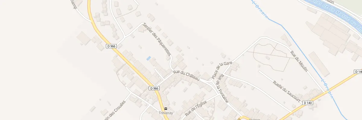 Plan du 6 Sen des Paquerettes à Tréveray