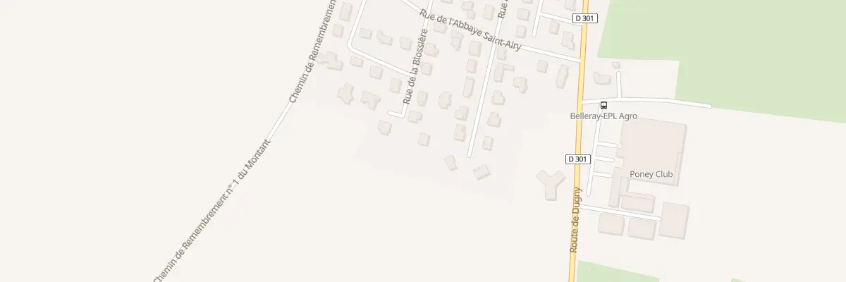 Plan du 21 Rue de la Blossière à Belleray