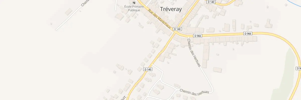 Plan du 6 Rue de Biencourt à Tréveray