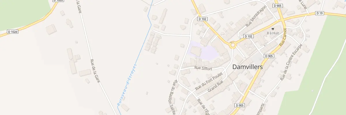 Plan du 10 Rue du Bastion Sainte Barbe à Damvillers
