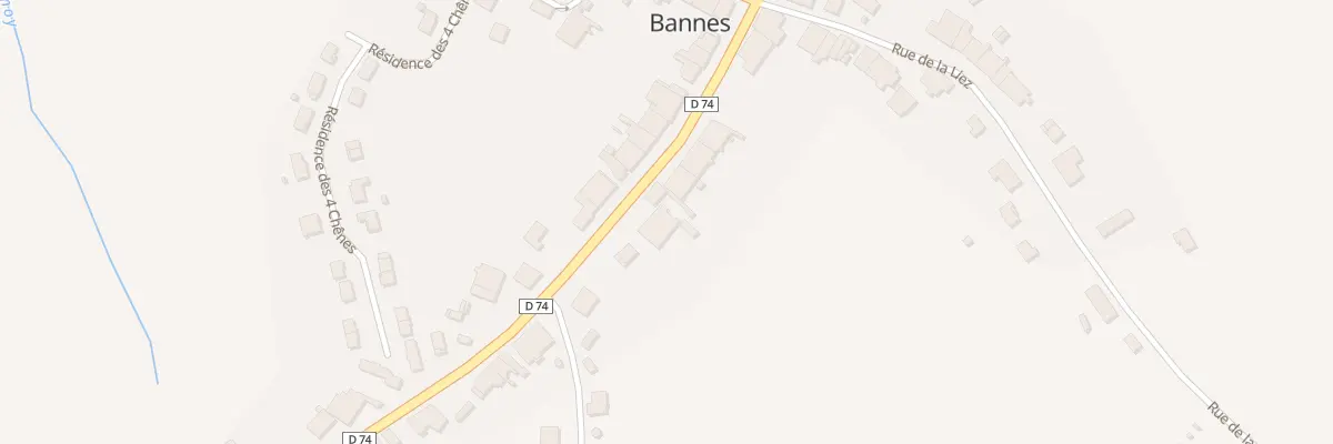 Plan du 11 Rte de Langres à Bannes