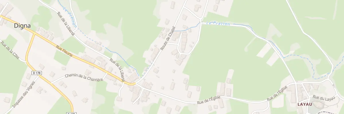 Plan du 4 Les Cours Perrot à Digna