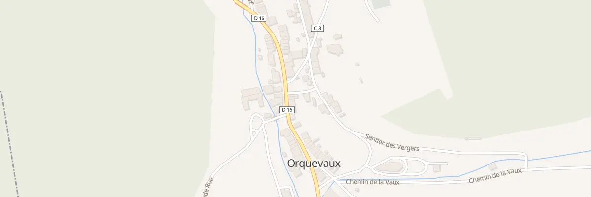 Plan du 17 Gr Grande Rue à Orquevaux