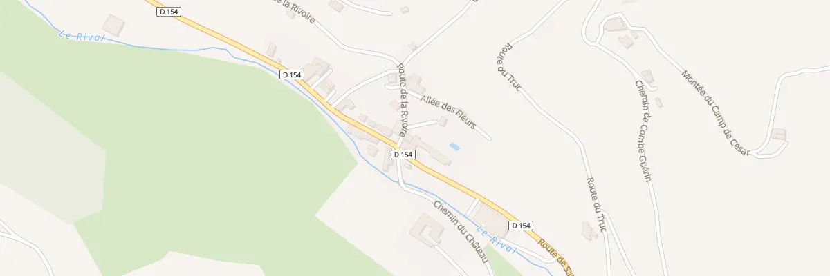 Plan du 20 Rte de la Rivoire à La Forteresse
