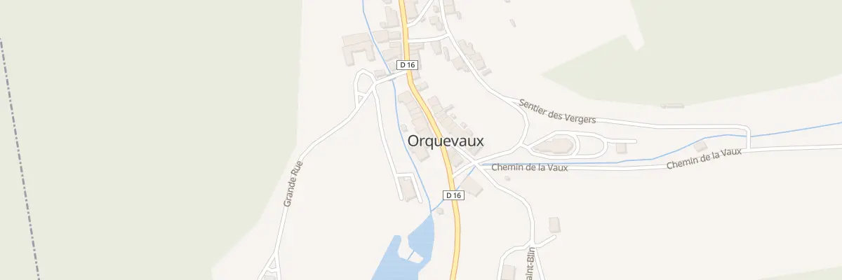 Plan du 30 Gr Grande Rue à Orquevaux