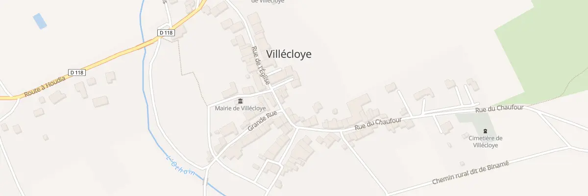 Plan du 17 Rue de l’Eglise à Villécloye
