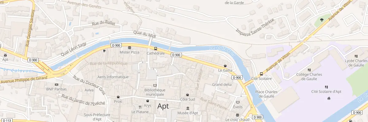 Plan du 118A Quai Général Leclerc à Apt