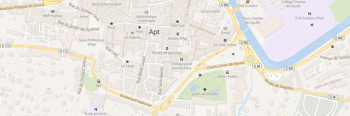 Plan du 9259F Rue Paul Achard à Apt
