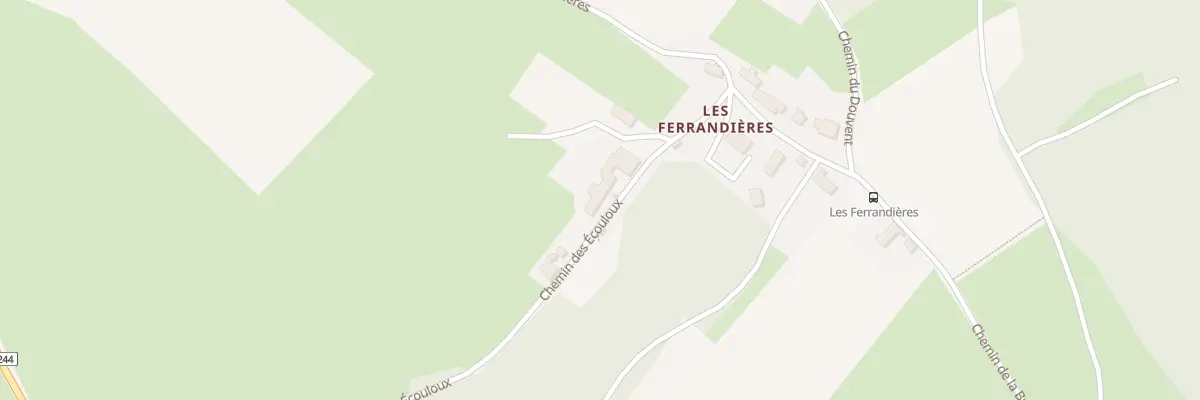 Plan du 556 Che des Ecouloux à Sermérieu