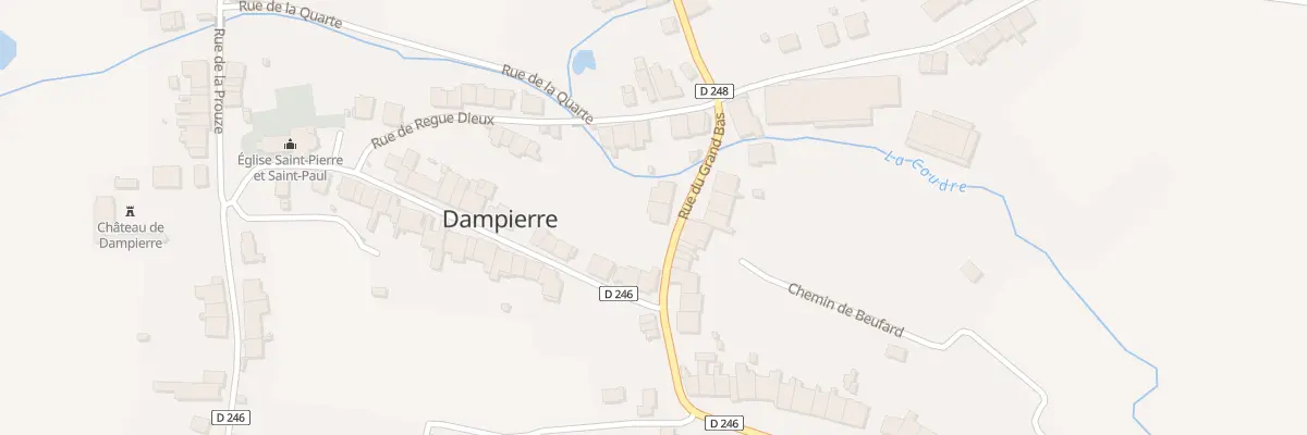 Plan du 1 Rue du Grand Bas à Dampierre