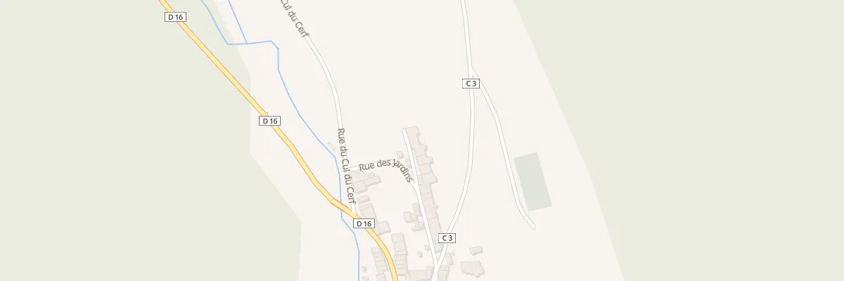 Plan du 1 Rue du Haut à Orquevaux
