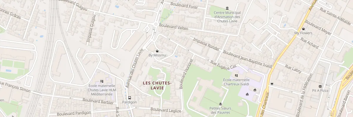 Plan du 59 Rue eugene cas à Marseille 4e Arrondissement