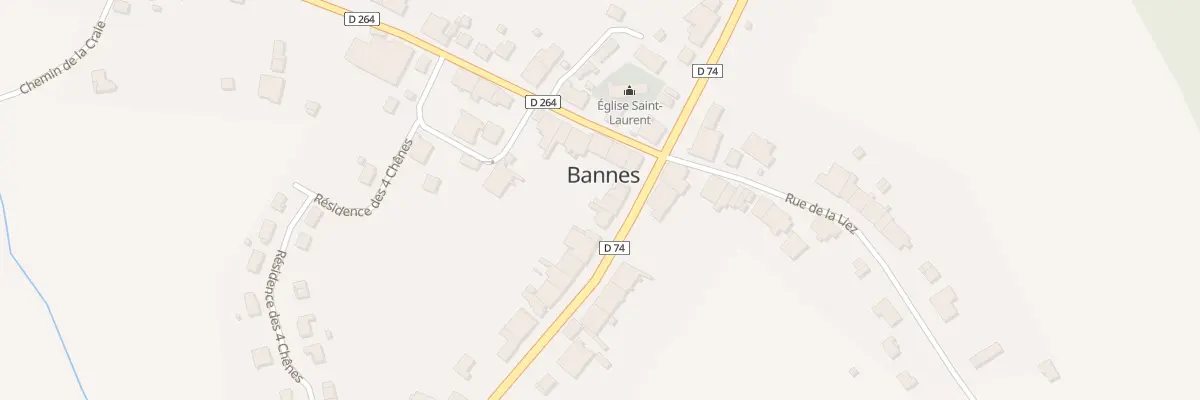 Plan du 4 Rte de Langres à Bannes