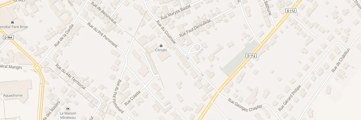 Plan du 33 Rue du Coulmier à Verdun