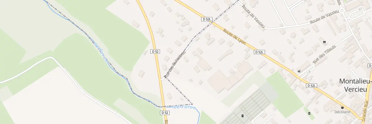 Plan du 9 Rue des Buissières à Montalieu-Vercieu