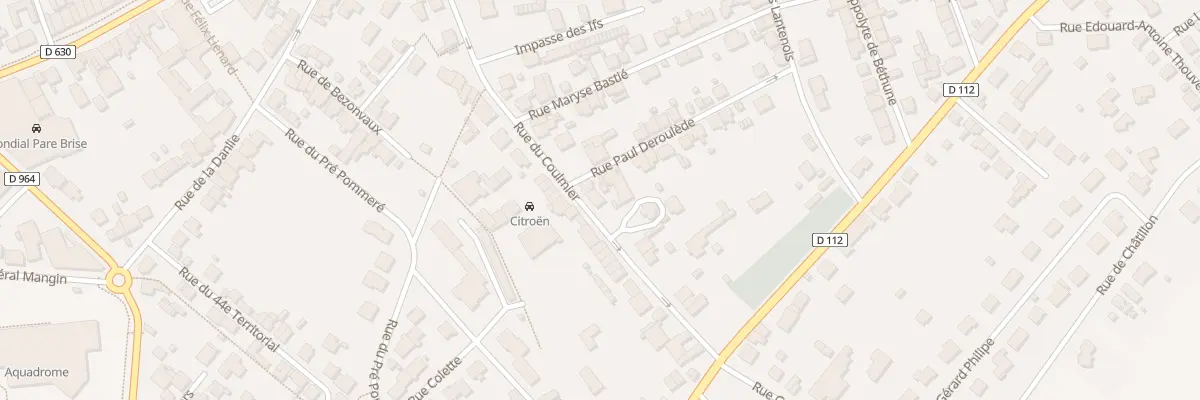 Plan du 30 Rue du Coulmier à Verdun