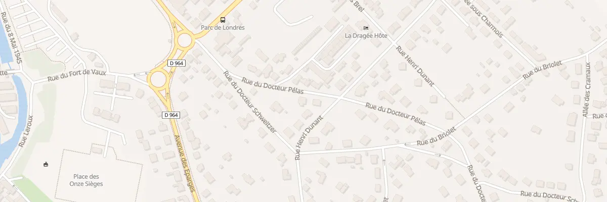 Plan du 6 Rue Docteur Pelas à Verdun