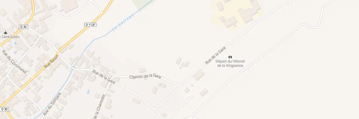 Plan du 1 Pl de la Gare à Champagne-sur-Vingeanne