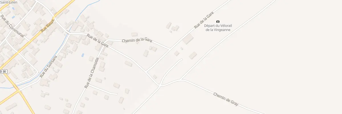 Plan du 2 Pl de la Gare à Champagne-sur-Vingeanne