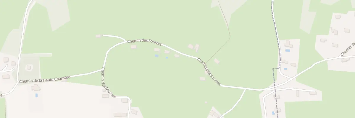 Plan du 584 Che des Sources à Bévenais