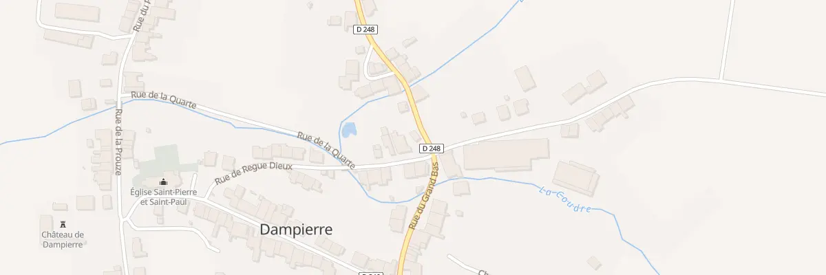 Plan du 3 Rue du Bas à Dampierre