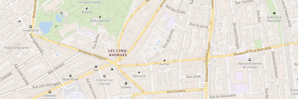 Plan du 22 Av des Chartreux à Marseille 4e Arrondissement