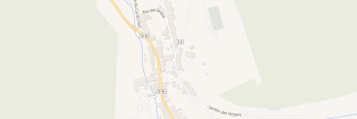 Plan du 1 Rue de l’Eglise à Orquevaux