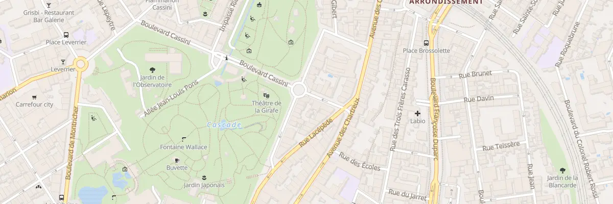 Plan du 9 Bd Cassini à Marseille 4e Arrondissement