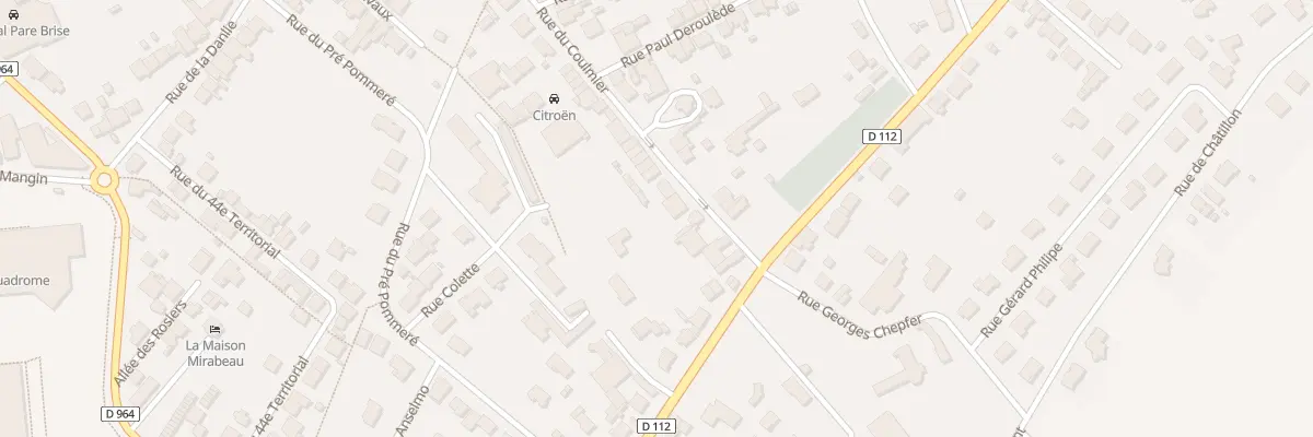 Plan du 21 Rue du Coulmier à Verdun