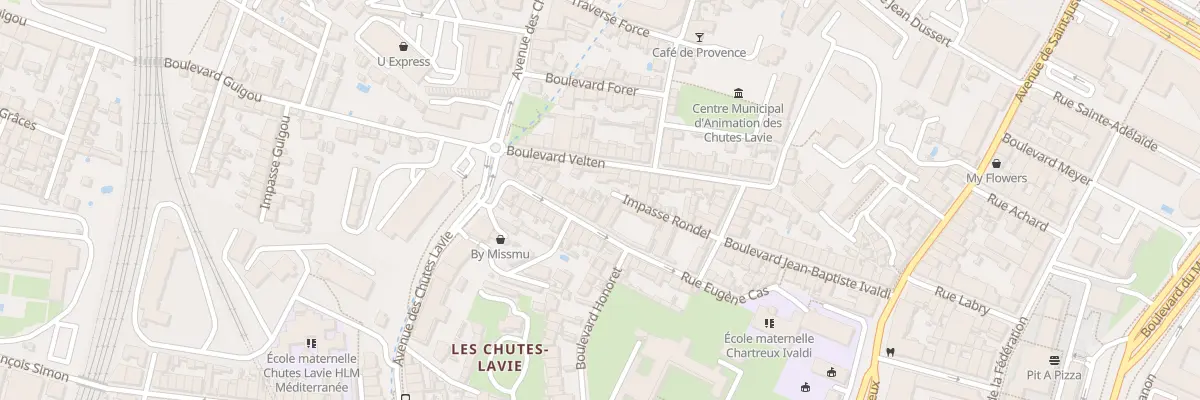 Plan du 34 Rue eugene cas à Marseille 4e Arrondissement